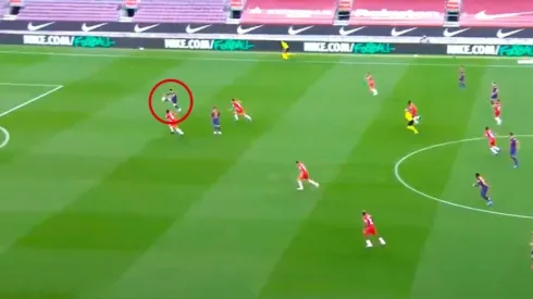 Video: no vas a poder creer cómo Lionel Messi bajó el balón hoy