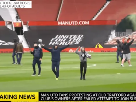 Caos en Old Trafford: hinchas invadieron el estadio antes de United-Liverpool
