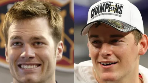 Tom Brady y Mac Jones