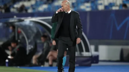 Zinedine Zidane durante un encuentro de Champions League.