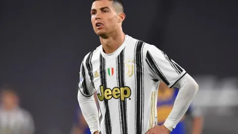 Cristiano Ronaldo durante un encuentro de la Serie A.