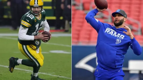 Aaron Rodgers y Blake Bortles