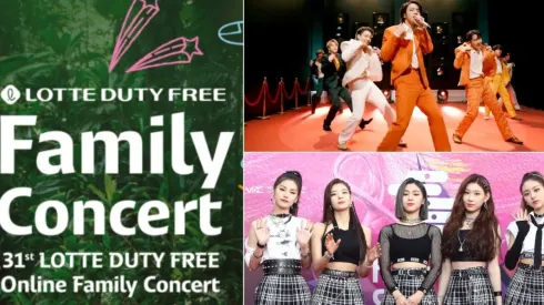 El 15 de mayo acaba las inscripciones para ver Lotte Duty Free Family Concert 2021 (Fuente: lottedfs.com y Getty).