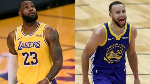 LeBron James vs. Stephen Curry en la NBA