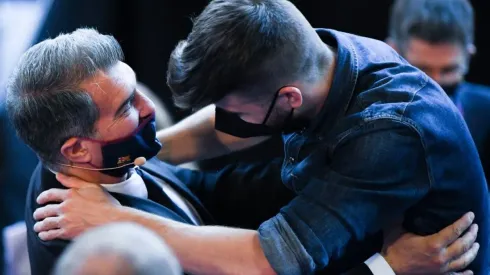 Joan Laporta y Gerard Piqué.