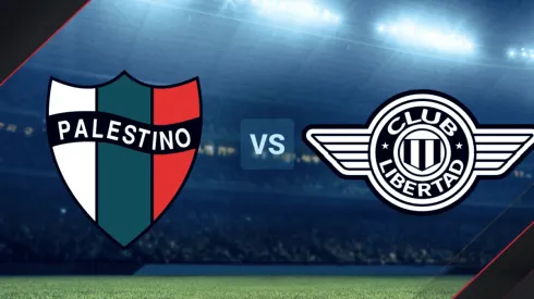 Palestino vs. Libertad por la Copa Sudamericana.