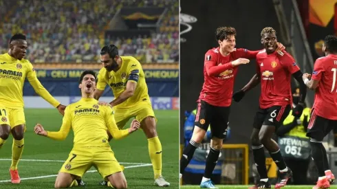 Villarreal y Manchester United, finalistas de la Europa League.