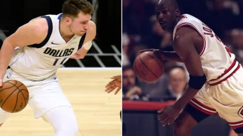 Luka Doncic y Michael Jordan (Fotos: Getty)