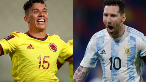 Mateus Uribe y Lionel Messi (Fotos: Getty)