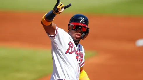 Ronald Acuña Jr. lleva 18 jonrones esta temporada de la MLB (Getty Images)