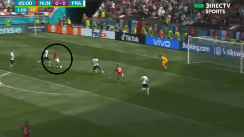 El gol de Attila Fiola para el 1-0 de Hungría.