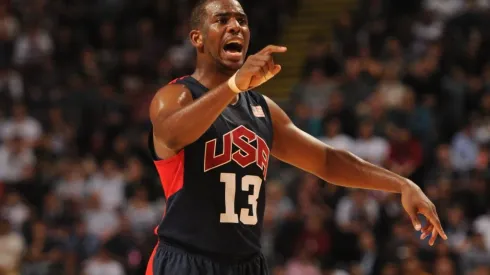 Chris Paul con el seleccionado de USA