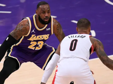 Operación Lillard a Lakers: inesperado encuentro entre LeBron y Damian
