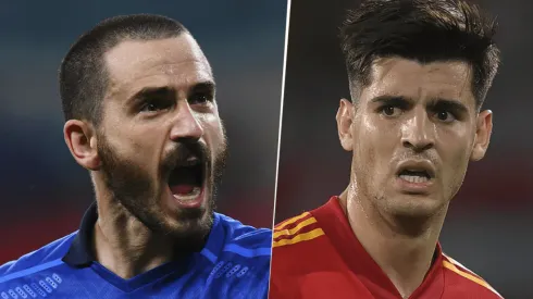 Italia vs. España (Fotos: Getty)