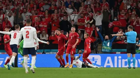 Momento del penal para Inglaterra.