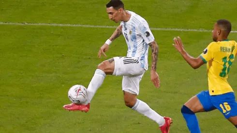 Momento del gol de Ángel Di María.