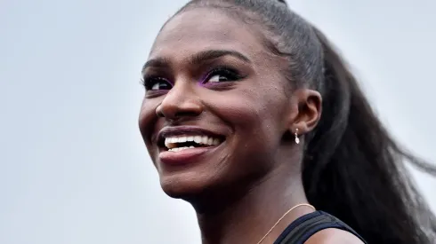 La británica Dina Asher-Smith corrió entre ciervos.