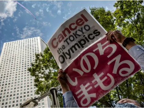 Las protestas en Tokio contra los JJOO durante la ceremonia de apertura