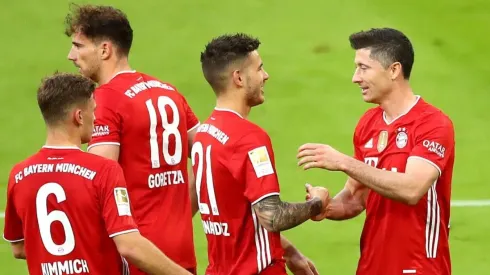 Jugadores del Bayern Munich.