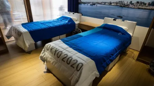 Las camas "anti sexo" de la Villa Olímpica de Tokio 2020.
