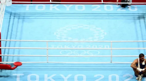 Mourad Aliev no se bacó la descalificación y protestó de una forma insólita.