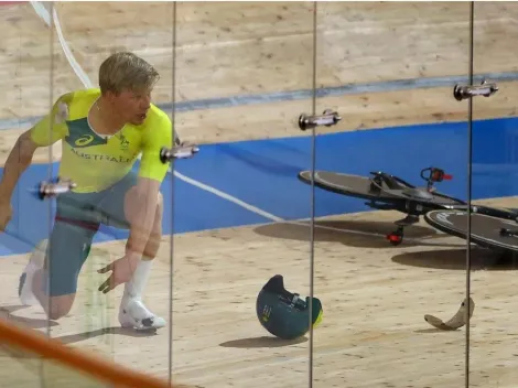 Duro accidente: Así fue la caída de un ciclista australiano