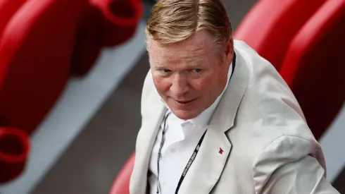 Ronald Koeman en dirección del Barcelona.