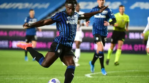 Zapata en acción dejuego con Atalanta.
