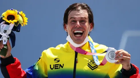 Daniel Dhers se llevó la plateada en Ciclismo BMX Freestyle.