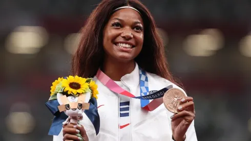 Gabrielle Thomas, medalla de bronce en los 200 metros llanos
