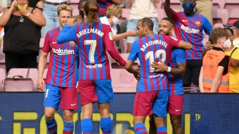 Jugadores del Barcelona.