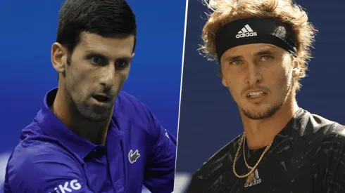 Novak Djokovic vs. Alexander Zverev. (Fotos: Getty Images).