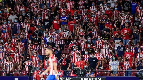 Hinchas de Atlético de Madrid.
