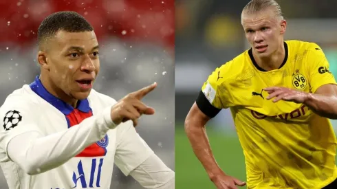 Kylian Mbappé y Erling Haaland.
