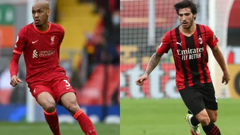 Fabinho y Sandro Tonali