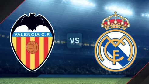 Valencia vs. Real Madrid por La Liga de España.