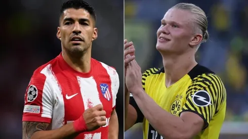 Luis Suárez y Erling Haaland, dos de los delanteros más letales del mundo.