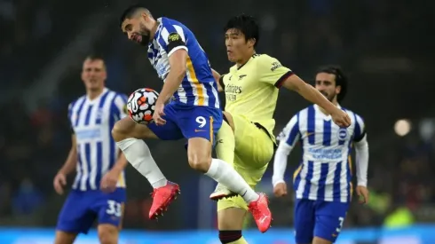 Brighton y Arsenal no se sacaron ventajas en un partido de alta intensidad.