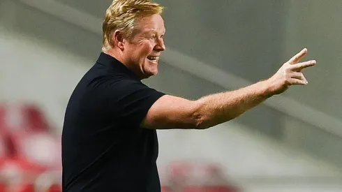 Ronald Koeman en dirección de Barcelona.