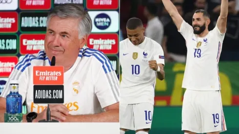 Ancelotti reaccionó a la afirmación de Benzema sobre la chance de Mbappé en Real Madrid.