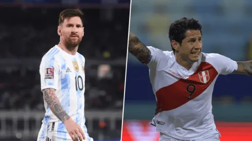 Lionel Messi y Gianluca Lapadula.