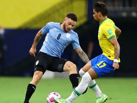 Lo humilló: Lucas Paquetá sacó a pasear a Nahitan Nández con un tremendo caño