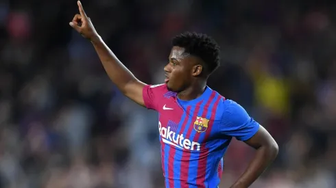 Ansu Fati volvió a convertir para Barcelona.