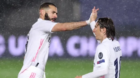 Karim Benzema y Luka Modric