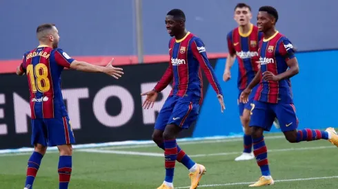 Un jugador de Barcelona, camino a Newcastle.