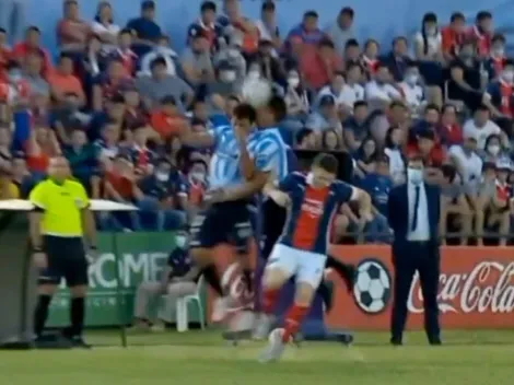 El ex River que se partió la cara en un partido