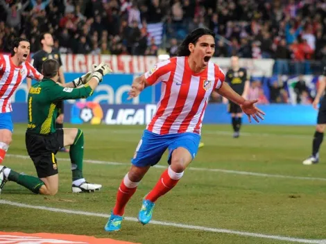 Antecedentes de Falcao García enfrentando a Barcelona: Buen registro