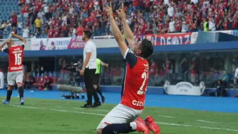 Claudio Aquino, el autor del gol del partido.