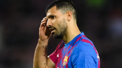 Sergio Agüero estará de baja en Barcelona.