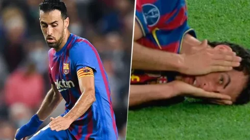 Sergio Busquets, siempre con jugadas particulares.